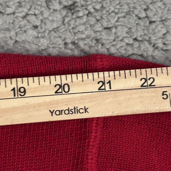 Vintage Eddie Bauer Sweater Mens 2 XL Christmas Red/Black Heavy Japan Dadcore - Picture 10 of 16